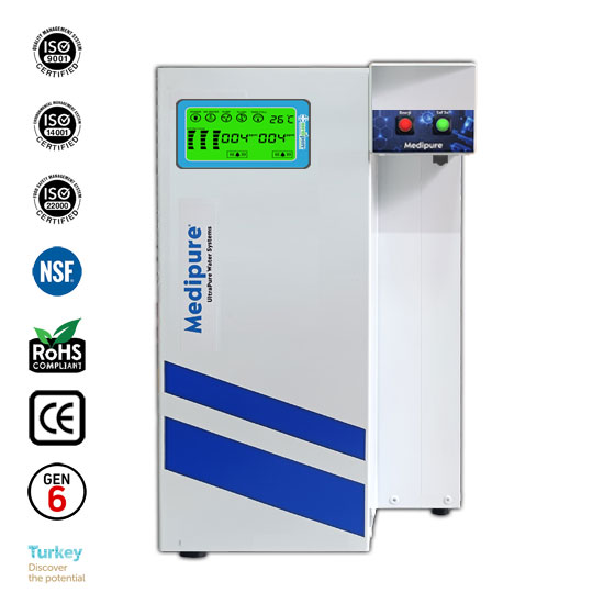 SM-3500 Deiyonize Saf Su Cihazı 10 lt/saat